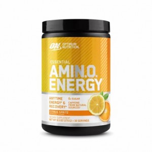 Optimum Nutrition ESSENTIAL AMIN.O. ENERGY® Citrus Spritz 0.6 lb (30 Servings) Portugal | AKZFIO046