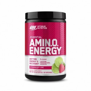 Optimum Nutrition ESSENTIAL AMIN.O. ENERGY® Strawberry Lime 0.6 lb (30 Servings) Portugal | QGBNWJ246