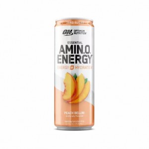 Optimum Nutrition ESSENTIAL AMIN.O. ENERGY+ Electrolytes Sparkling Peach Bellini 355ml * 12 Cans (12 Servings) Portugal | EUXZWK408