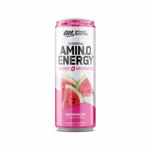 Optimum Nutrition ESSENTIAL AMIN.O. ENERGY+ Electrolytes Sparkling Watermelon 355ml * 12 Cans (12 Servings) Portugal | YBMAIE524