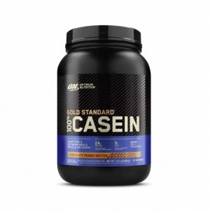 Optimum Nutrition GOLD STANDARD® 100% Casein Chocolate Peanut Butter 2 lb (25 Servings) Portugal | CDWBSE736