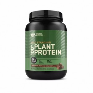 Optimum Nutrition GOLD STANDARD® 100% Plant Rich Chocolate Fudge 1.76 lb (20 Servings) Portugal | LBAJIM486