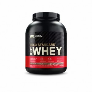 Optimum Nutrition GOLD STANDARD 100% WHEY™ Chocolate Coconut 5 lb (71 Servings) Portugal | OZVCAR078