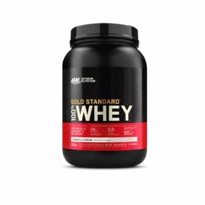 Optimum Nutrition GOLD STANDARD 100% WHEY™ Cookies & Cream 2 lb (27 Servings) Portugal | JWNPRS826