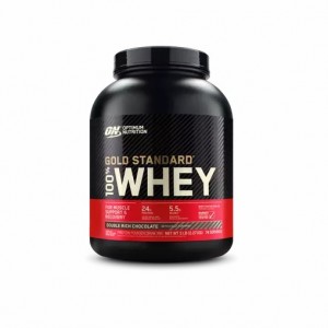 Optimum Nutrition GOLD STANDARD 100% WHEY™ Double Rich Chocolate 5 lb (74 Servings) Portugal | AJINUO385