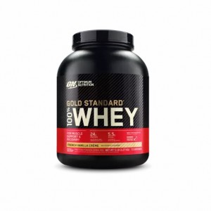 Optimum Nutrition GOLD STANDARD 100% WHEY™ French Vanilla Creme 5 lb (73 Servings) Portugal | WSGBPZ059