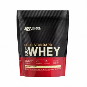 Optimum Nutrition GOLD STANDARD 100% WHEY™ Vanilla Ice Cream 1.5 lb (22 Servings) Portugal | UBZENO819