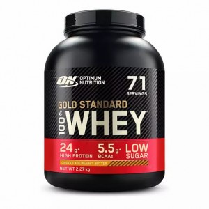 Optimum Nutrition Gold Standard 100% Whey Protein Powder Chocolate Peanut Butter 2.27 kg (71 Servings) Portugal | XNQGER807