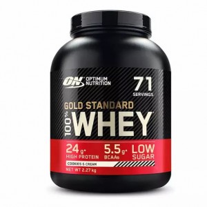 Optimum Nutrition Gold Standard 100% Whey Protein Powder Cookies & Cream 2.27 kg (71 Servings) Portugal | LXFDCP180