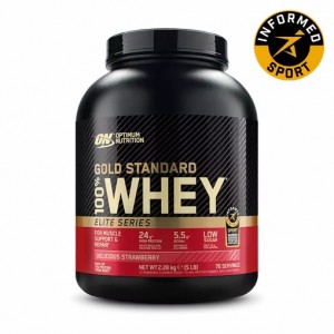 Optimum Nutrition Gold Standard 100% Whey - Elite Series Delicious Strawberry 2.27 kg Portugal | PDTMBE728