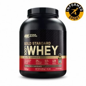 Optimum Nutrition Gold Standard 100% Whey - Elite Series Double Rich Chocolate 2.27 kg (74) Portugal | UFIYAG438