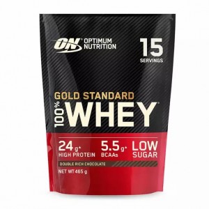 Optimum Nutrition Gold Standard 100% Whey Protein Powder Double Rich Chocolate 465 grams (15 Servings) Portugal | EDZUIY423