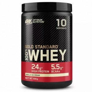 Optimum Nutrition Gold Standard 100% Whey Protein Powder Vanilla Ice Cream 300 grams (10 Servings) Portugal | JFOBEI432