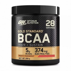 Optimum Nutrition Gold Standard BCAA Train + Sustain Peach & Passion Fruit 266 grams (28 Servings) Portugal | IXGMPV741