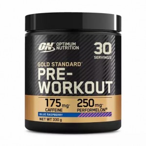 Optimum Nutrition Gold Standard Pre-Workout Blue Raspberry 330 grams (30 Servings) Portugal | CTXBDK267