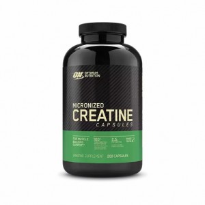 Optimum Nutrition Micronized Creatine Capsules 200 Capsules (100 Servings) Portugal | NFKDTU458