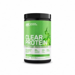 Optimum Nutrition ON Clear Protein 100% Plant Protein Isolate Lime Sorbet 280 grams (10 Servings) Portugal | OQAWSH659