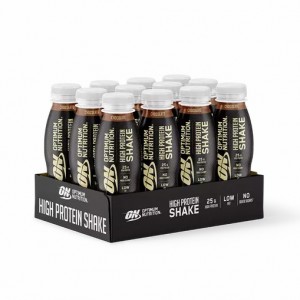 Optimum Nutrition Optimum Protein Shake Chocolate 3960 ml (12 bottles) Portugal | EQNDTR547