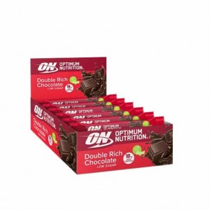 Optimum Nutrition Plant Protein Bar Double Rich Chocolate 720 grams (12 Bars) Portugal | LHFUYS639