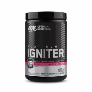 Optimum Nutrition Platinum Igniter Berry Lemonade Blast 0.84 lb (20 Servings) Portugal | DYKBLM401