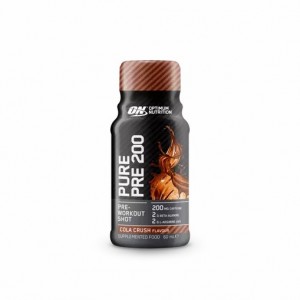 Optimum Nutrition Pure Pre 200 Pre-Workout Shot Cola 60ml (12 shots) Portugal | REHIFK192