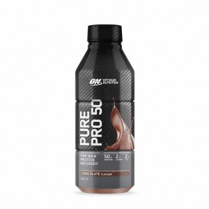 Optimum Nutrition Pure Pro 50 Chocolate 508ml (12 bottles) Portugal | KYCPSE046