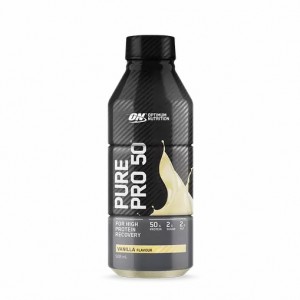 Optimum Nutrition Pure Pro 50 Vanilla 508ml (12 bottles) Portugal | YEGLAQ680