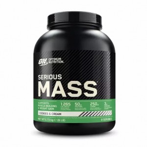 Optimum Nutrition Serious Mass Cookies & Cream 2.73 kg (8 Servings) Portugal | TMLQUF597