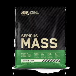 Optimum Nutrition Serious Mass Cookies & Cream 5.45 kg (16 Servings) Portugal | HBEGWO817