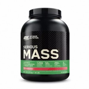 Optimum Nutrition Serious Mass Gainer Strawberry 2.73 kg (8 Servings) Portugal | RBHLJI086