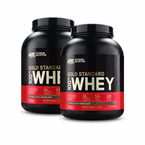 Optimum Nutrition 2x Gold Standard 100% Whey Protein Powder (2.27kg) Portugal | GNPHLK428