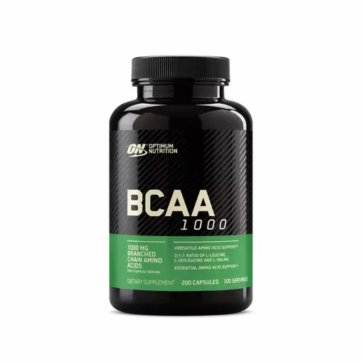 Optimum Nutrition BCAA 1000 200 Capsules (100 Servings) Portugal | YLCQBG509