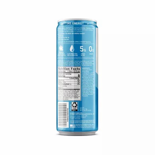 Optimum Nutrition ESSENTIAL AMIN.O. ENERGY+ Electrolytes Sparkling *new* Blue Raspberry Rush 355ml * 12 Cans (12 Servings) Portugal | GJMXLC920