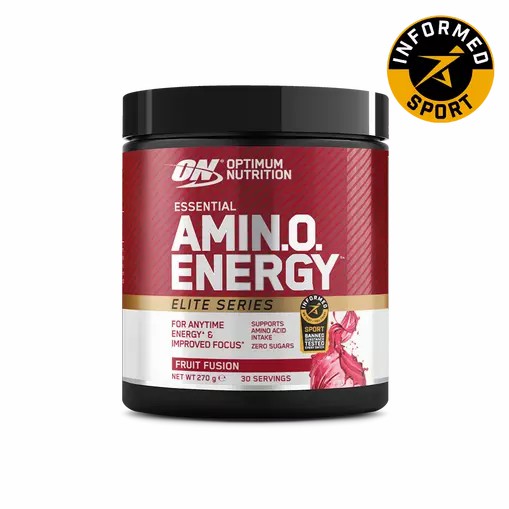 Optimum Nutrition Essential AMIN.O. Energy Elite Series 270 grams (20 Servings) Portugal | QJIWME217