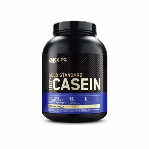 Optimum Nutrition GOLD STANDARD® 100% Casein Creamy Vanilla 4 lb (53 Servings) Portugal | VXEYSD297