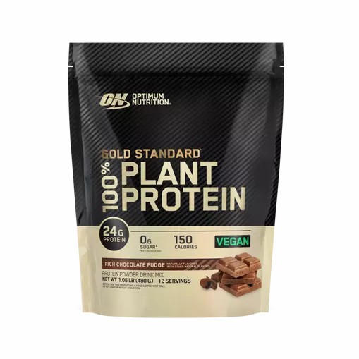 Optimum Nutrition GOLD STANDARD® 100% Plant Rich Chocolate Fudge 1.06 lb (12 Servings) Portugal | LHOXQC691