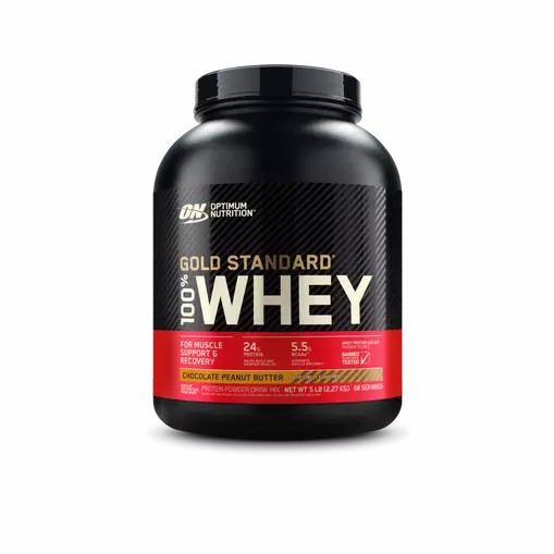 Optimum Nutrition GOLD STANDARD 100% WHEY™ Chocolate Peanut Butter 5 lb (68 Servings) Portugal | RTZHBS096