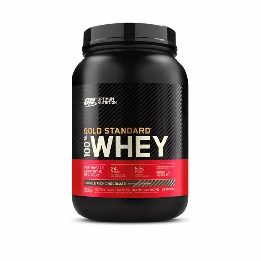 Optimum Nutrition GOLD STANDARD 100% WHEY™ Double Rich Chocolate 2 lb (29 Servings) Portugal | FOEUDT627