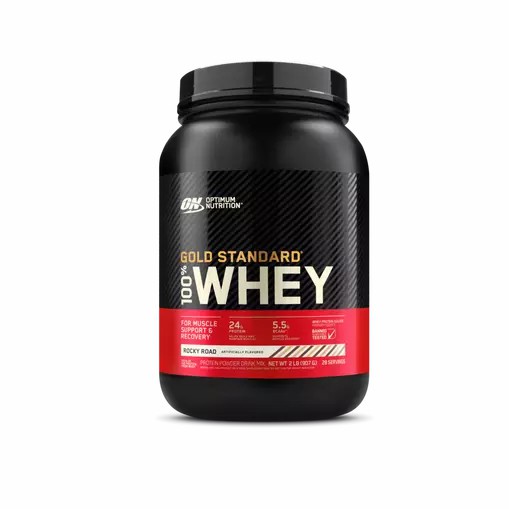 Optimum Nutrition GOLD STANDARD 100% WHEY™ Rocky Road 2 lb (28 Servings) Portugal | BGUMYT891