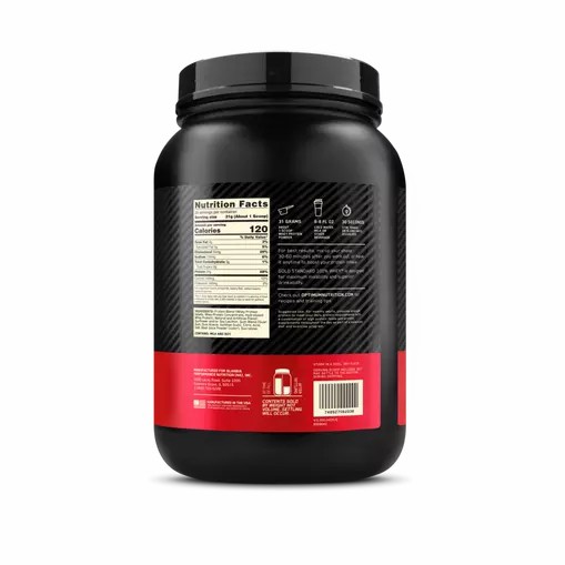 Optimum Nutrition GOLD STANDARD 100% WHEY™ Strawberries & Cream 2 lb (29 Servings) Portugal | SRLTVB463