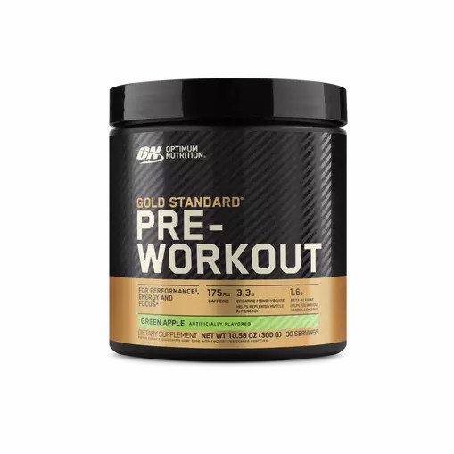 Optimum Nutrition GOLD STANDARD® Pre-Workout Green Apple 0.66 lb (30 Servings) Portugal | CPHIRA614