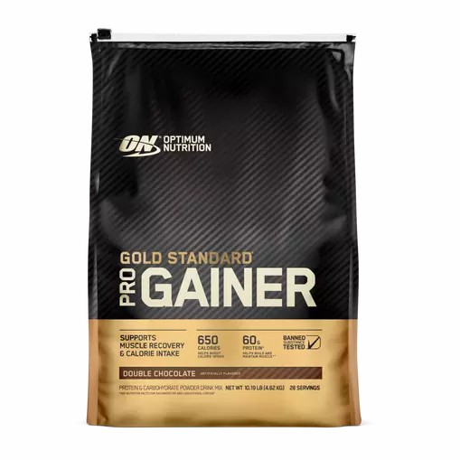 Optimum Nutrition GOLD STANDARD® Pro Gainer Double Chocolate 10.19 lb (28 Servings) Portugal | ERKIUC589