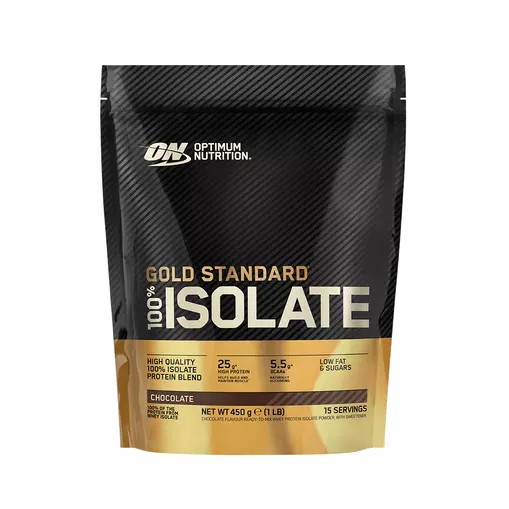 Optimum Nutrition Gold Standard 100% Isolate Chocolate 450 grams (15 Servings) Portugal | KFRAUG254