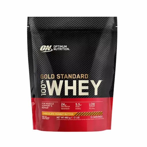 Optimum Nutrition Gold Standard 100% Whey Protein Powder Chocolate Peanut Butter 480 grams (15 Servings) Portugal | ZFCMTK568