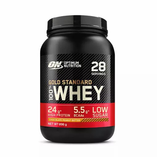 Optimum Nutrition Gold Standard 100% Whey Protein Powder Chocolate Peanut Butter 896 grams (28 Servings) Portugal | NJKDLO845