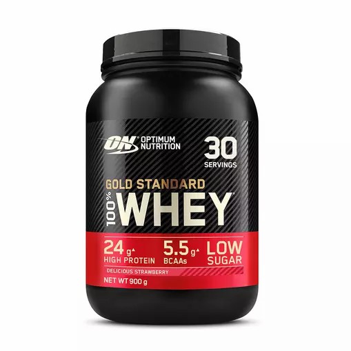 Optimum Nutrition Gold Standard 100% Whey Protein Powder Delicious Strawberry 900 grams (30 Servings) Portugal | VBADPC869