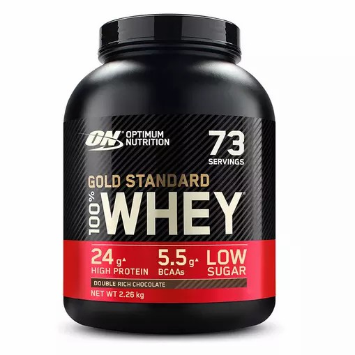 Optimum Nutrition Gold Standard 100% Whey Protein Powder Double Rich Chocolate 2.26 kg (76 Servings) Portugal | VQLFNJ937