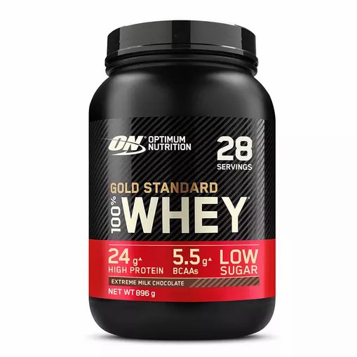 Optimum Nutrition Gold Standard 100% Whey Protein Powder Extreme Milk Chocolate 896 grams (28 Servings) Portugal | RJAFIC869