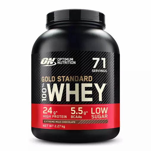 Optimum Nutrition Gold Standard 100% Whey Protein Powder Extreme Milk Chocolate 2.27 kg (71 Servings) Portugal | HLOEZJ508