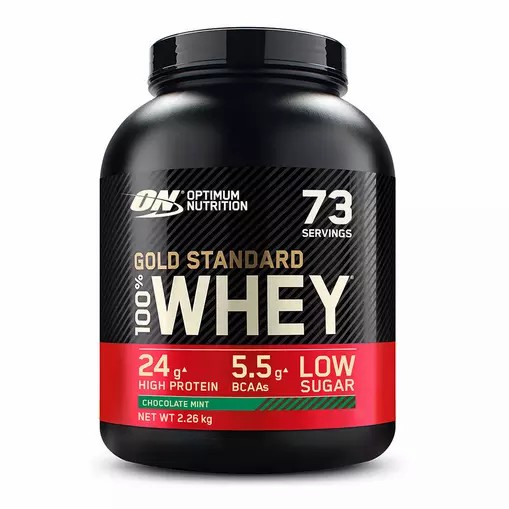 Optimum Nutrition Gold Standard 100% Whey Protein Powder Chocolate Mint 2.26 kg (73 Servings) Portugal | KDUIAQ780